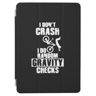 Mountainbike-lustige mtb Crash Gravitations-Karo iPad Air Hülle
