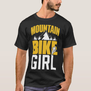 Mountainbike Mädchen Mtb Mountainbike Radfahren Mo T-Shirt