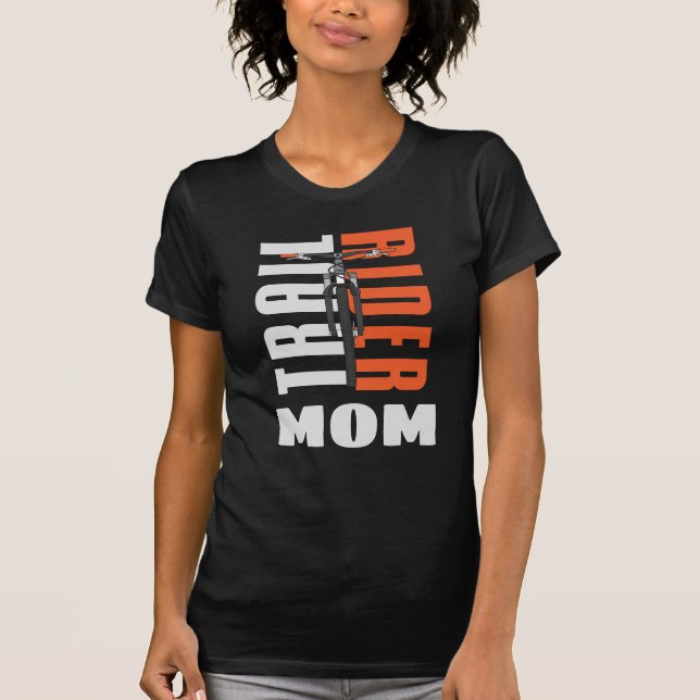 Mountainbike-Mama Custom Cycopath Family Cyclist T-Shirt (Vorderseite)