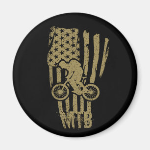 Mountainbike-Mountainbike-Fahrer Magnet