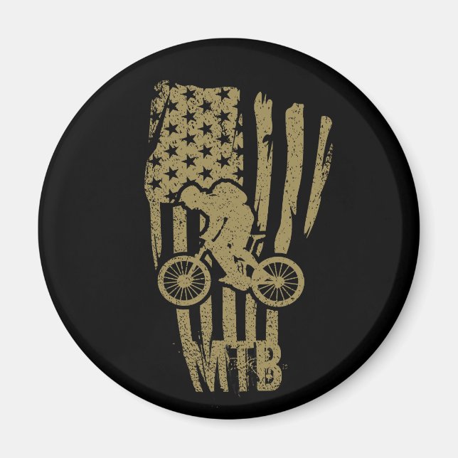 Mountainbike-Mountainbike-Fahrer Magnet (Vorne)