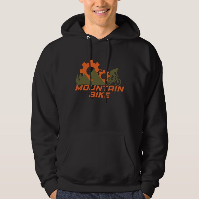 Mountainbike Mountainbike Hoodie (Vorderseite)