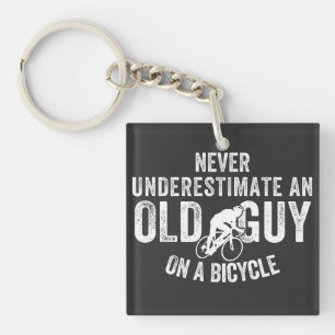 Mountainbike, Mountainbiker, mtb, Radmagnet Schlüsselanhänger