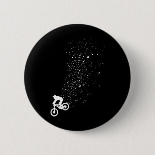Mountainbike - MTB-Downhill-Biking-Radgeschenk Button