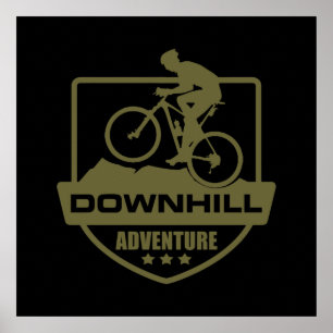Mountainbike MTB Downhill Poster
