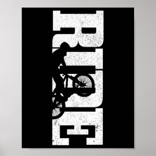 Mountainbike Mtb Downhill Vintage-Mountainbiken Poster