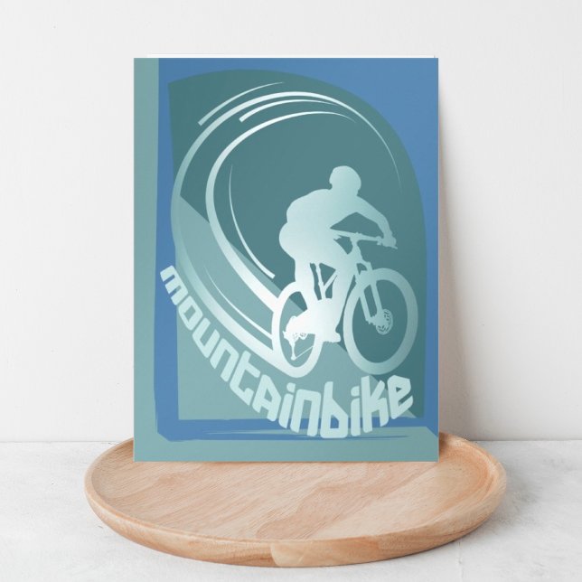 Mountainbike MTB Mountainbike Postkarte (Von Creator hochgeladen)