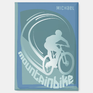 Mountainbike mtb Mountainbiker Magnet