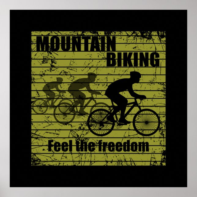 Mountainbike MTB Poster (Vorne)