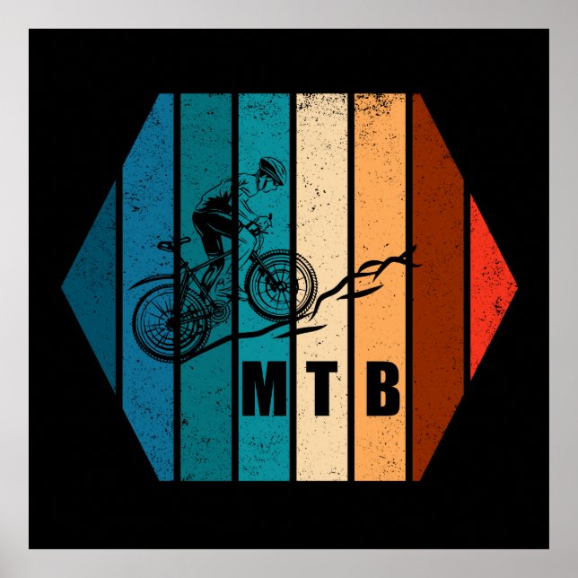 Mountainbike MTB Poster (Vorne)