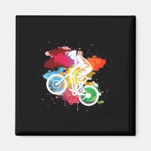 Mountainbike MTB Radfahren Geschenk Magnet