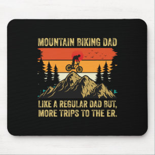 Mountainbike-Papa Lustiger Herren-Radsport  Mousepad