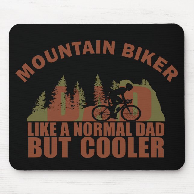 Mountainbike Papa Mousepad (Vorne)