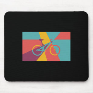 Mountainbike Pop-Art-Effekt Mtb Fully Mousepad