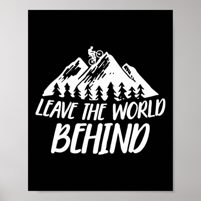 Mountainbike Poster (Vorne)