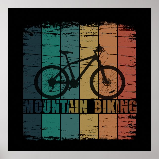 Mountainbike Poster (Vorne)