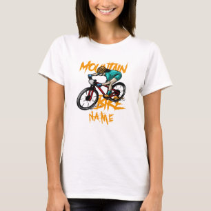 Mountainbike-Racer-Reiter hinzufügen T-Shirt