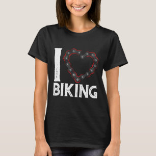 Mountainbike Radfahren Fahrrad Ich liebe Radfahren T-Shirt