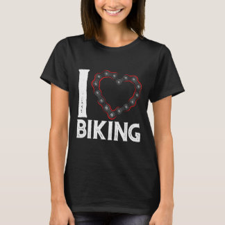 Mountainbike Radfahren Fahrrad Ich liebe Radfahren T-Shirt
