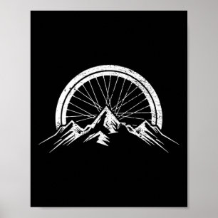 Mountainbike Radfahren Mtb Fahrrad Biker  Poster