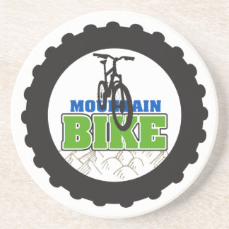 Mountainbike-Radfahren Sandstein Untersetzer