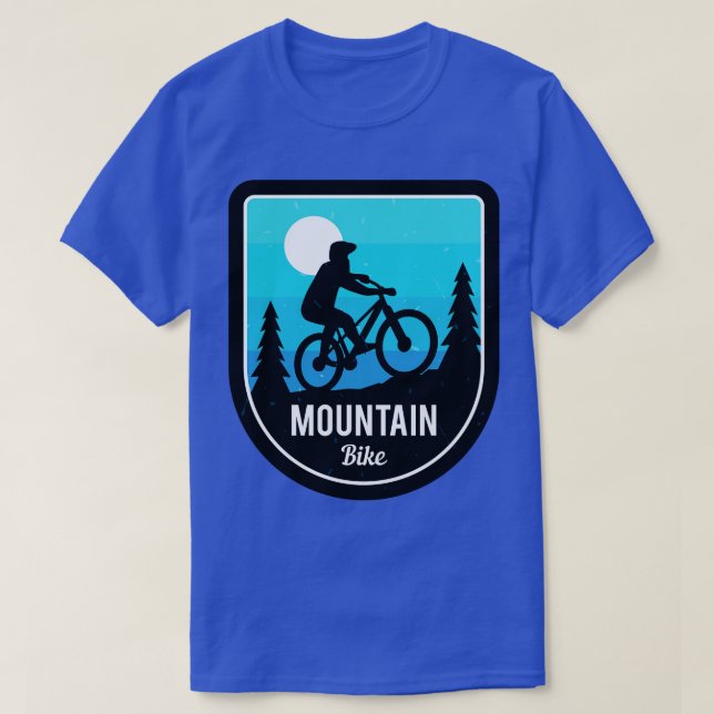 Mountainbike Radfahrer Biker T-Shirt (Design vorne)