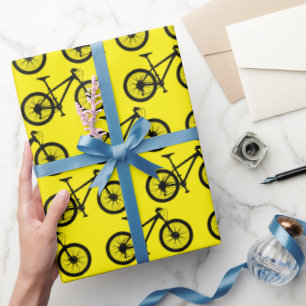 Mountainbike-Radfahrer Geburtstag Geschenkpapier