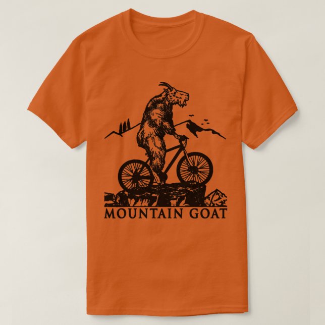 Mountainbike Reiten T-Shirt (Design vorne)