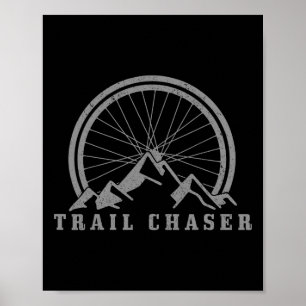Mountainbike Single Trail Mtb Radfahren Fahrrad Poster