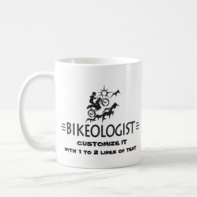 Mountainbike Tasse (Links)