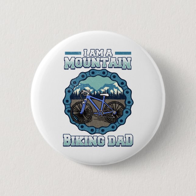 Mountainbike Vater Gag Button (Vorderseite)