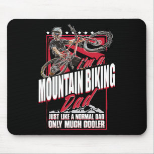 Mountainbike-Vater - Lustiger Radfahrer Mtb Vatert Mousepad