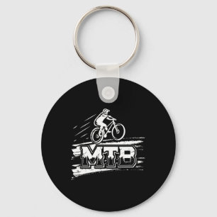Mountainbike-Vater Mountainbiken Lustiges Radfahre Schlüsselanhänger