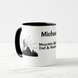 Mountainbike-Vater Tasse
