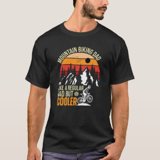 Mountainbike-Vater wie ein regelmäßiger Vater, abe T-Shirt