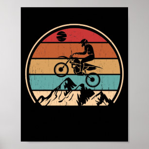 Mountainbike Vintag MTB Downhill Biking Rad Poster