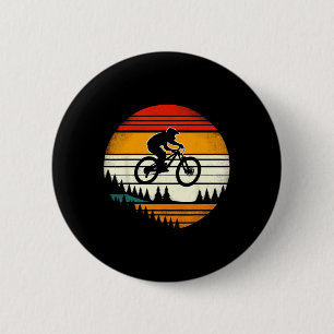 Mountainbike - Vintage-Downhill-Biking-Bike-Fahren Button