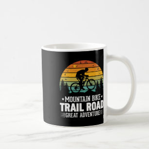 Mountainbike, Wanderweg, Großes Abenteuer, Radfahr Kaffeetasse