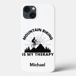 Mountainbiken ist meine Therapie Case-Mate iPhone Hülle