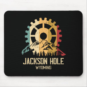 Mountainbiken Jackson Hole Wyoming Mousepad