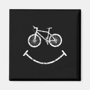 Mountainbiken lustiger Biker Magnet