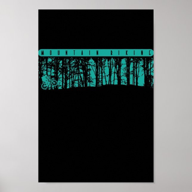 Mountainbiken Poster (Vorne)