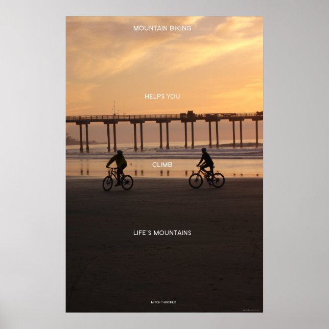 Mountainbiken Poster (Vorne)