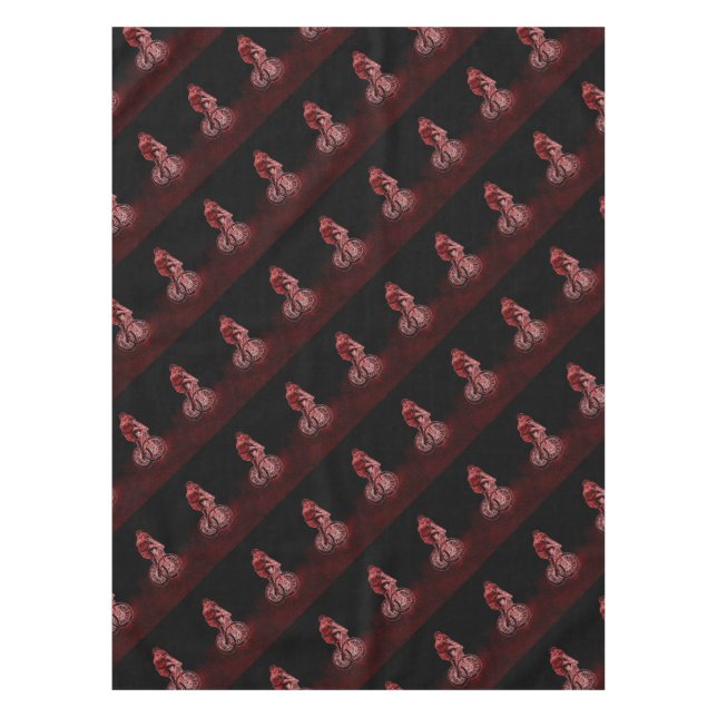 Mountainbiken Tischdecke (Vorderseite)