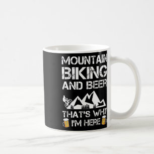 Mountainbiken und Bier Geschenk Mtb Lustig Kaffeetasse