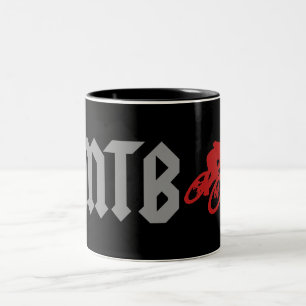 Mountainbiken Zweifarbige Tasse