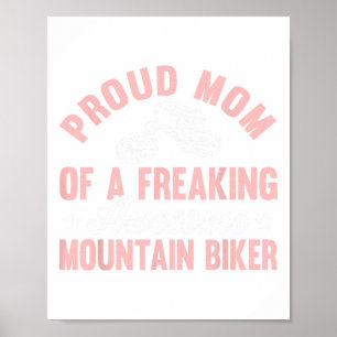 Mountainbiker Fahrrad Mtb Radfahren Fahrradfahren Poster