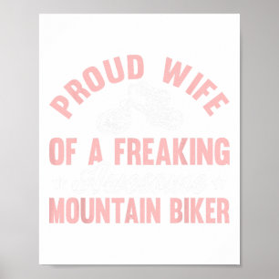 Mountainbiker Fahrrad Mtb Radfahren Fahrradfahren Poster