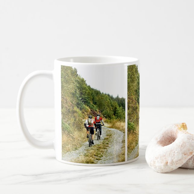 MOUNTAINBIKER KAFFEETASSE (Mit Donut)
