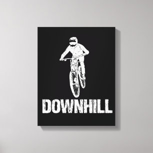 Mountainbiker Leinwanddruck